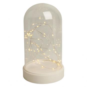 Световая фигура "Колба с Нитью Роса" 50LED 2700K, батарейки 3*АА, 23см, LT135