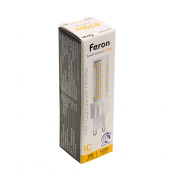 Лампа светодиодная диммируемая Feron LB-438 G9 10W 175-265V 2700K