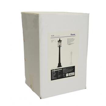Светильник садово-парковый Feron PL766, столб 60W 230V E27, черный