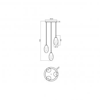 Подвесной светильник Vele Luce Lucy VL5613P23