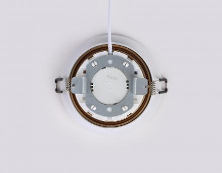 Светильник встраиваемый поворотный TN51912 WH/GD белый/золото GX53 max 12W D115*23 Ambrella light
