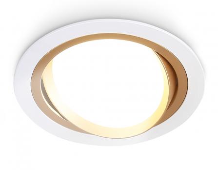 Светильник встраиваемый поворотный TN51912 WH/GD белый/золото GX53 max 12W D115*23 Ambrella light