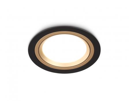Светильник встраиваемый поворотный TN51914 BK/GD черный/золото GX53 max 12W D115*23 Ambrella light