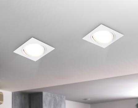 Светильник встраиваемый поворотный TN51915 WH белый GX53 max 12W 115*115*23 Ambrella light
