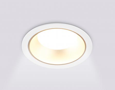 Светильник встраиваемый TN52332 SWH/SGD белый песок/золото песок GX53 max 12W D115*25 Ambrella light