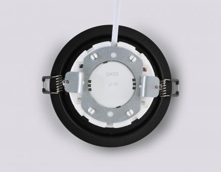 Светильник встраиваемый TN52336 SBK/GBK черный песок/черный глянец GX53 max 12W D115*25 Ambrella light