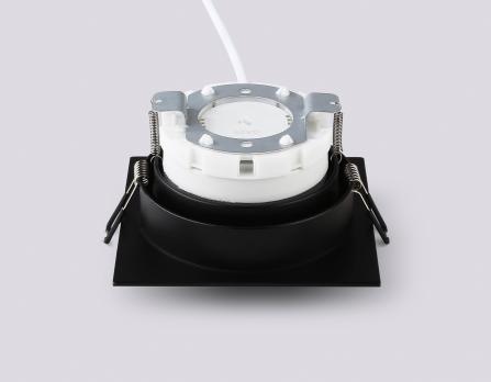 Светильник встраиваемый TN52339 SBK черный песок GX53 max 12W 115*115*25 Ambrella light