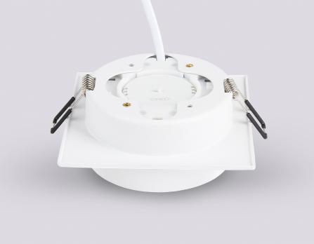 Светильник встраиваемый TN52421 WH/FR белый/белый матовый GX53 max 12W 105*105*45 Ambrella light