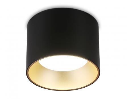 Светильник накладной TN52887 SBK/SGD черный песок/золото песок GX53 max 12W D97*70 Ambrella light
