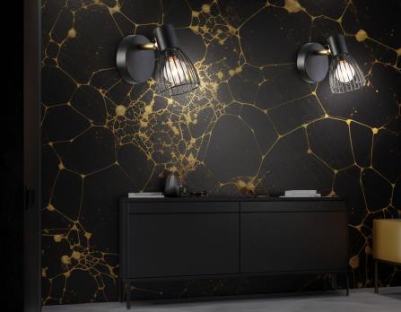 Светильник накладной TR8659 BK/GD черный/золото E14 max 60W 160*100*145 Ambrella light