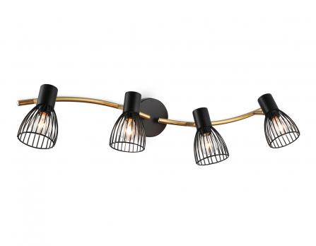 Светильник накладной TR8662/4 BK/GD черный/золото E14/4 max 60W 760*100*170 Ambrella light