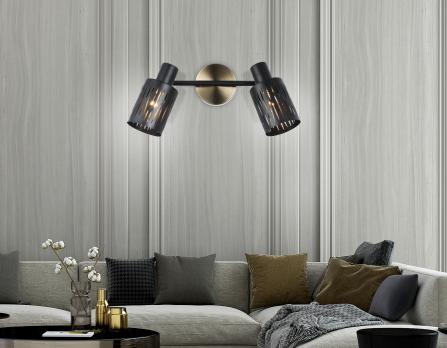 Светильник накладной TR8668/2 BK/SB чёрный/бронза E14/2 max 60W 360*100*190 Ambrella light
