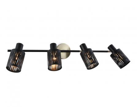 Светильник накладной TR8670/4 BK/SB чёрный/бронза E14/4 max 60W 760*100*190 Ambrella light