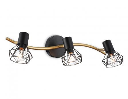 Светильник накладной TR8657/3 BK/GD черный/золото E14/3 max 60W 550*100*185 Ambrella light