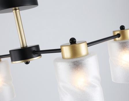 Светильник подвесной TR303324/4 BK/GD черный/золото E27/4 max 60W 650*290*270 Ambrella light
