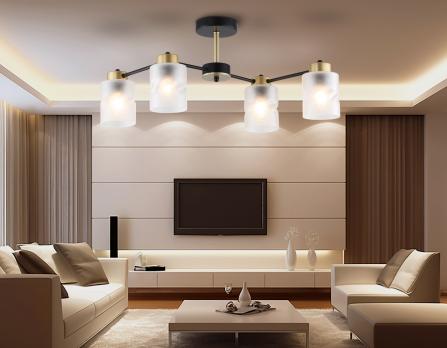 Светильник подвесной TR303324/4 BK/GD черный/золото E27/4 max 60W 650*290*270 Ambrella light