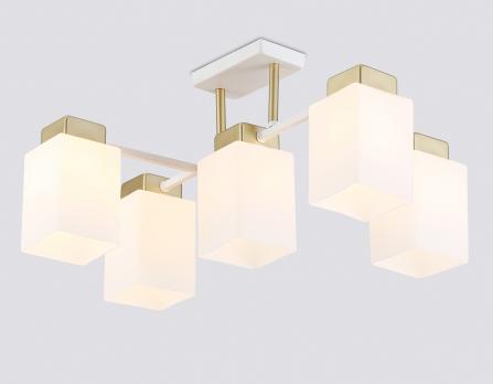 Светильник подвесной TR303047/5 WH/GD белый/золото E27/5 max 60W 540*480*270 Ambrella light