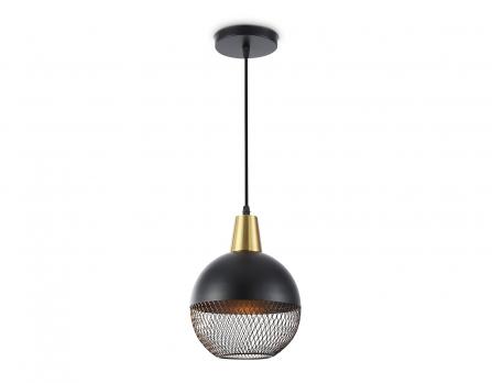 Светильник подвесной TR8504 BK/CP черный/медь E27 max 60W D200*1000 Ambrella light