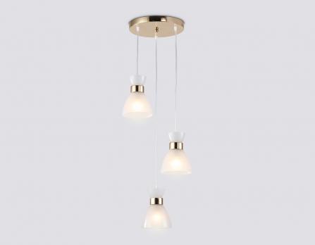 Светильник подвесной TR3402/3 FGD золото E27/3 max 60W D345*1000 Ambrella light