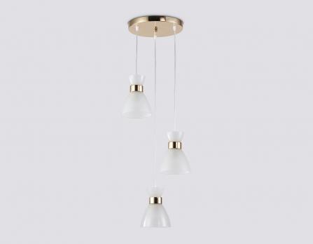 Светильник подвесной TR3402/3 FGD золото E27/3 max 60W D345*1000 Ambrella light