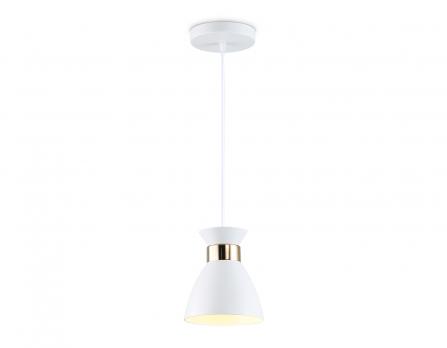 Светильник подвесной TR8465 WH/FGD белый/золото E27 max 60W D130*1000 Ambrella light