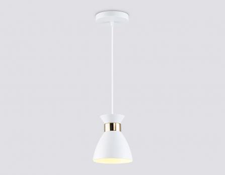 Светильник подвесной TR8465 WH/FGD белый/золото E27 max 60W D130*1000 Ambrella light