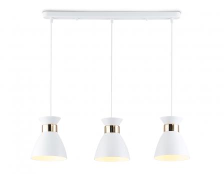 Светильник подвесной TR8466/3 WH/FGD белый/золото E27/3 max 60W 550*135*1000 Ambrella light