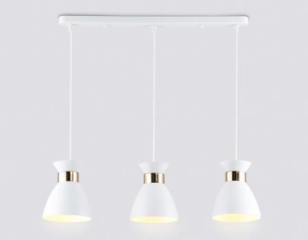 Светильник подвесной TR8466/3 WH/FGD белый/золото E27/3 max 60W 550*135*1000 Ambrella light
