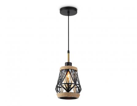 Светильник подвесной TR8521 BK/SB черный/бронза E27 max 60W D170*1000 Ambrella light