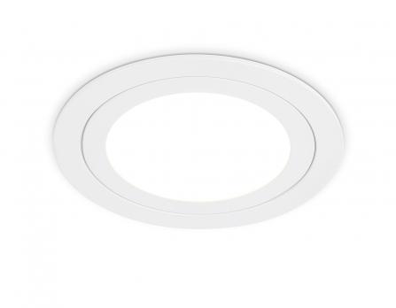 Светильник встраиваемый TN6601 WH белый IP44 GX53 max 15W D110*23 Ambrella light