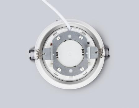 Светильник встраиваемый TN6601 WH белый IP44 GX53 max 15W D110*23 Ambrella light