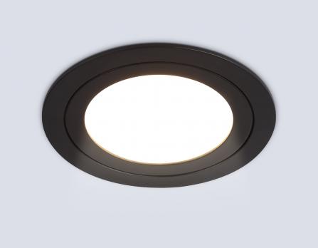 Светильник встраиваемый TN6604 BK черный IP44 GX53 max 15W D110*23 Ambrella light
