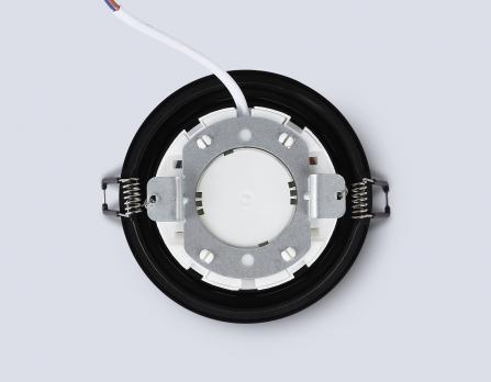 Светильник встраиваемый TN6604 BK черный IP44 GX53 max 15W D110*23 Ambrella light