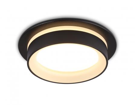 Светильник встраиваемый TN6708 BK черный IP44 GX53 max 15W D105*45  Ambrella light