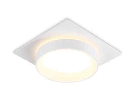 Светильник встраиваемый TN6709 WH белый IP44 GX53 max 15W 105*105*45 Ambrella light