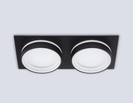 Светильник встраиваемый TN6712/2 BK черный IP44 GX53/2 max 15W 210*105*45 Ambrella light