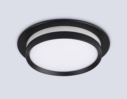 Светильник встраиваемый TN5215 BK черный GX53 max 15W D105*40 Ambrella light