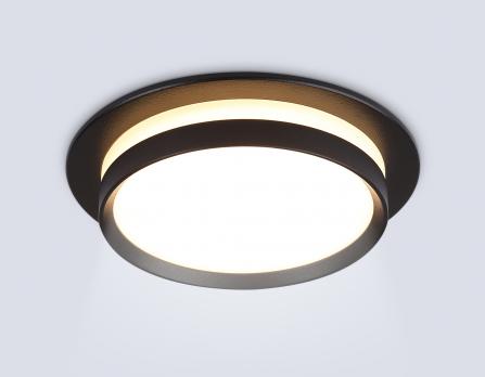 Светильник встраиваемый TN5215 BK черный GX53 max 15W D105*40 Ambrella light
