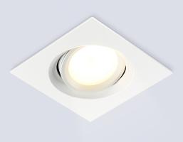 Светильник встраиваемый поворотный TN1143 WH белый IP44 GU5.3 95*95*38 Ambrella light