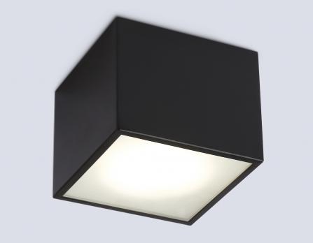 Светильник накладной TN6532 BK черный IP44 GX53 100*100*80 Ambrella light