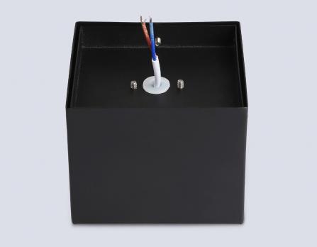 Светильник накладной TN6532 BK черный IP44 GX53 100*100*80 Ambrella light