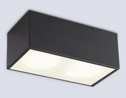 Светильник накладной TN6535/2 BK черный IP44 GX53/2 200*100*80 Ambrella light