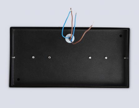 Светильник накладной TN6535/2 BK черный IP44 GX53/2 200*100*80 Ambrella light