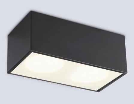 Светильник накладной TN6535/2 BK черный IP44 GX53/2 200*100*80 Ambrella light