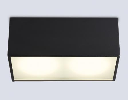 Светильник накладной TN6535/2 BK черный IP44 GX53/2 200*100*80 Ambrella light