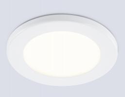 Светильник встраиваемый TN6630 WH белый IP44 GX53 D100*60 Ambrella light