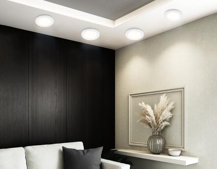 Светильник встраиваемый TN6630 WH белый IP44 GX53 D100*60 Ambrella light