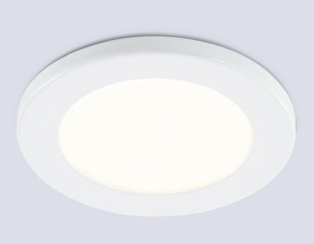Светильник встраиваемый TN6630 WH белый IP44 GX53 D100*60 Ambrella light