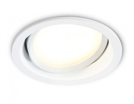 Светильник встраиваемый поворотный TN6651 WH белый IP44 GX53 D110*48 Ambrella light