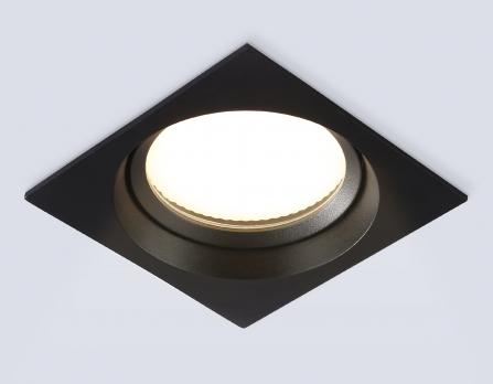 Светильник встраиваемый поворотный TN6657 BK черный IP44 GX53 110*110*48 Ambrella light
